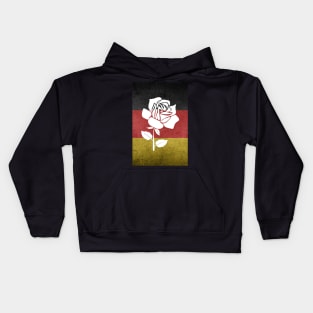 white Rose Resistance Kids Hoodie